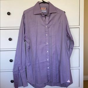 Purple Thomas Pink prestige button down shirt